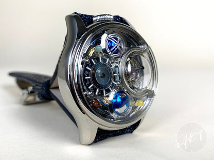 NEW Memorigin Solar Series Tourbillon Multicolor Dial SS Ltd Watch AT 0407 BP