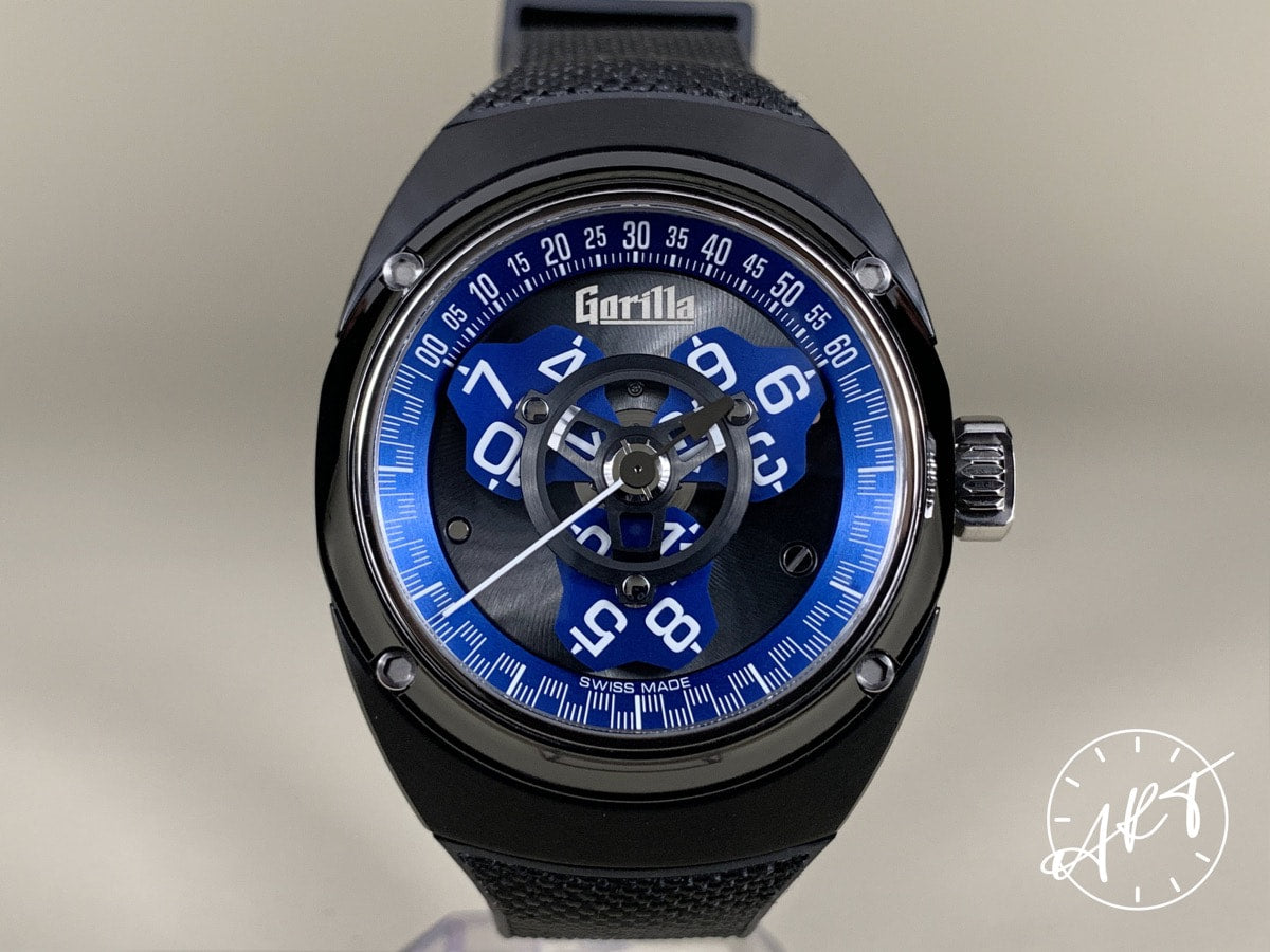 Gorilla Outlaw Drift Black Series Black & Blue Dial Black Titanium Ltd Watch BP