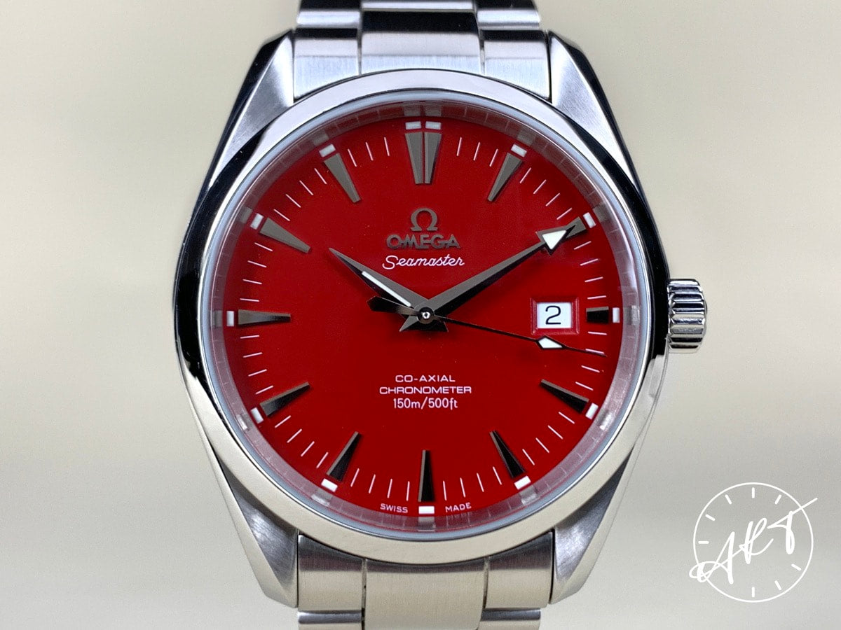 Omega Seamaster Red Dial SS Auto Marui Ltd Ed Diver Watch 2503.60.00 w/ B&P