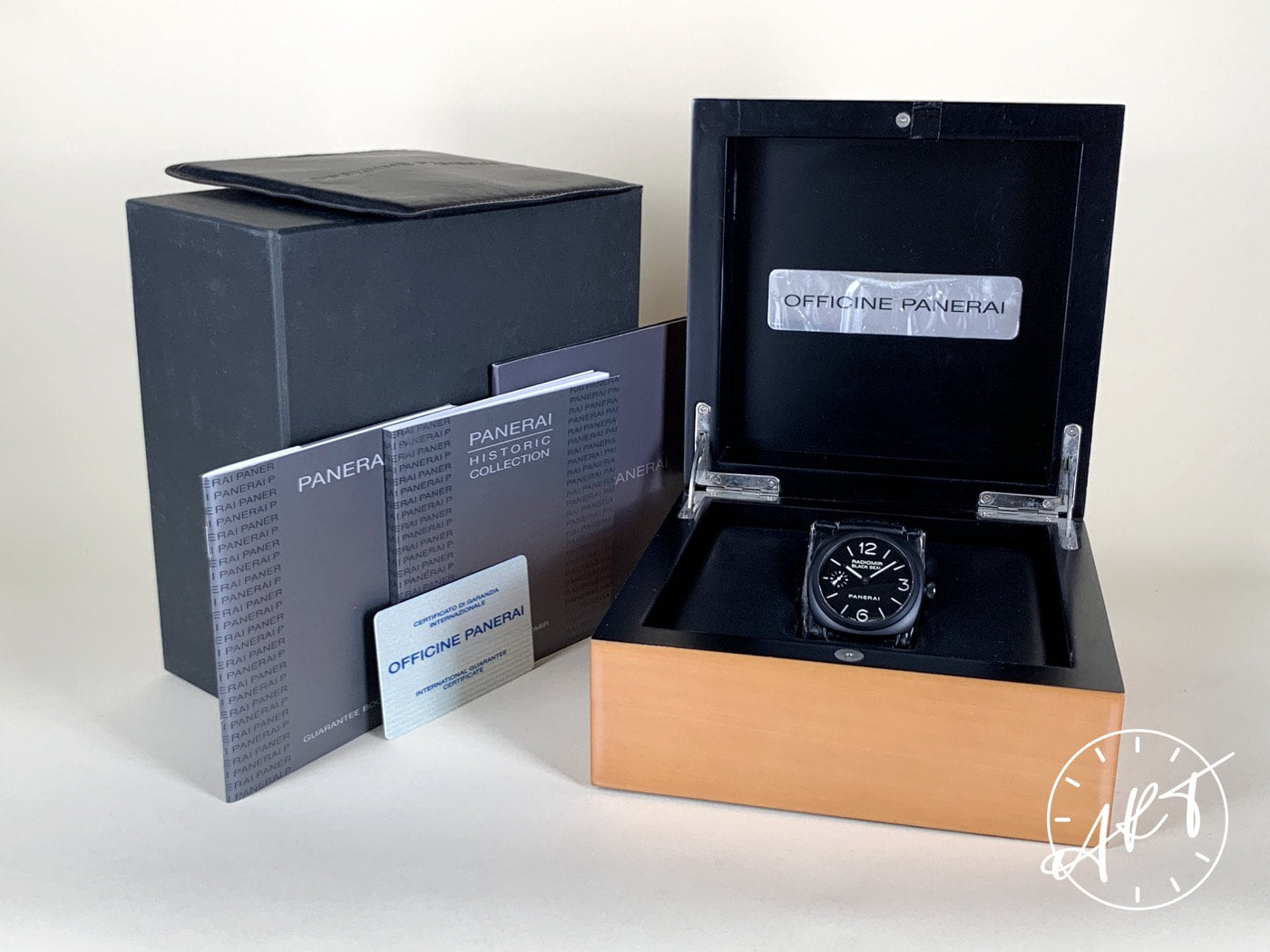 2008 Panerai PAM 292 Radiomir Black Seal Black Ceramic Manual Watch PAM00292 BP