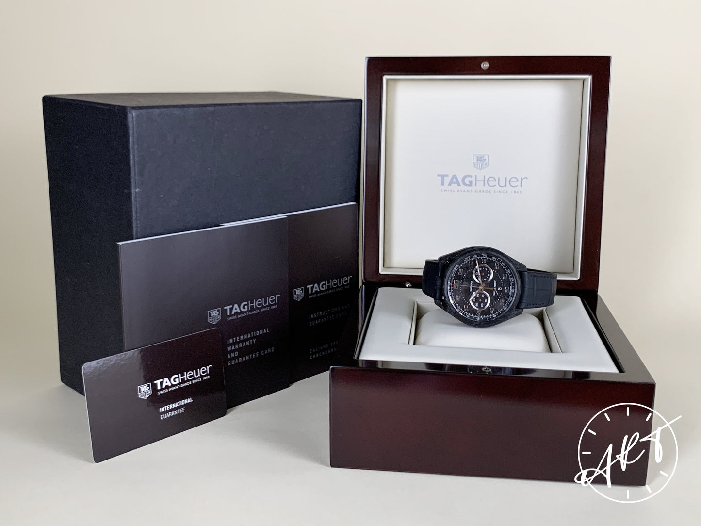 Tag Heuer Carrera Cal 1887 Chrono Carbon Matrix Dial Black Carbon Matrix Watch CAR2C90 BP