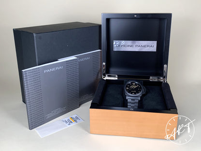 Panerai PAM 438 Luminor 1950 3 Days GMT Black Ceramic Auto Watch PAM00438 w/ B&P