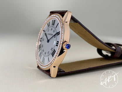 Cartier Ronde Solo de Cartier Diamond Bezel White Dial 18K RG Quartz Watch W6701008