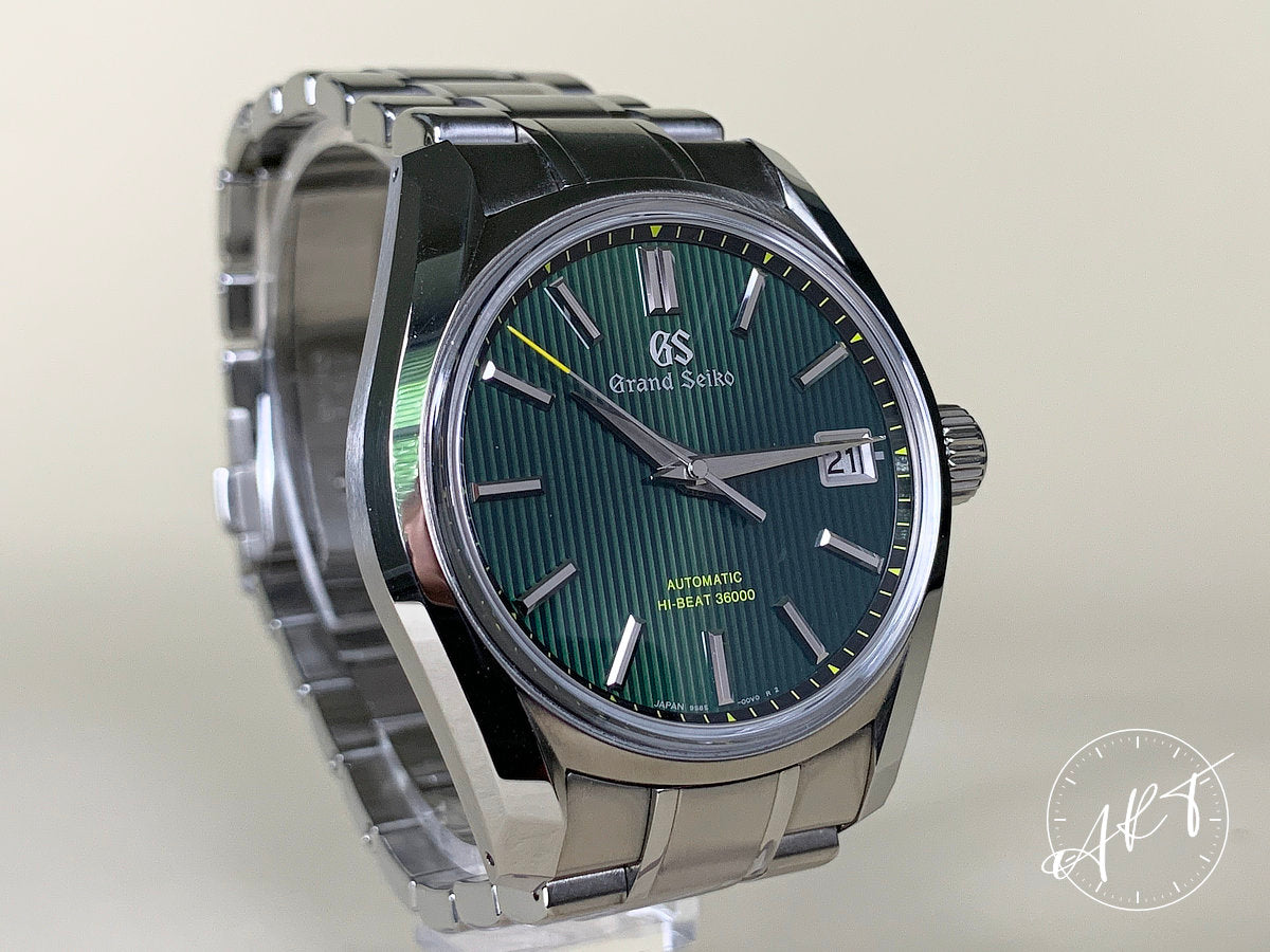 NEW Grand Seiko Heritage Hi-Beat Green Dial SS Auto Japan Ltd Watch SBGH261 BP