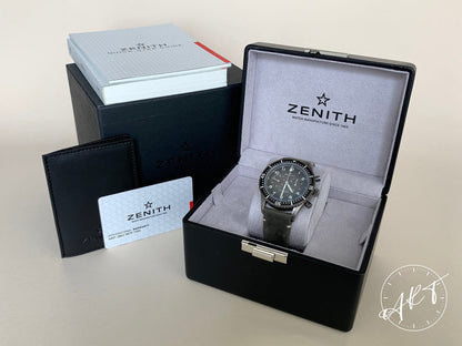 Zenith Pilot Cronometro Tipo CP-2 Flyback Chrono Bronze Dial Aged SS Watch BP