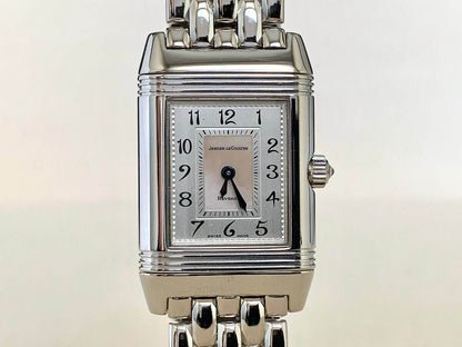 Jaeger-LeCoultre Reverso Duetto MOP Dial 18K WG & Diamond Ladies Watch Q2663103 BP