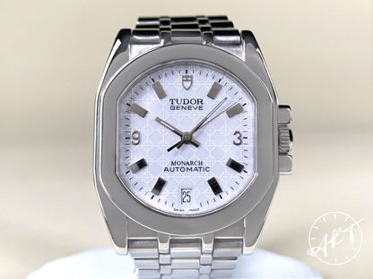 Tudor Monarch Lavender Dial Stainless Steel Automatic Watch 33110