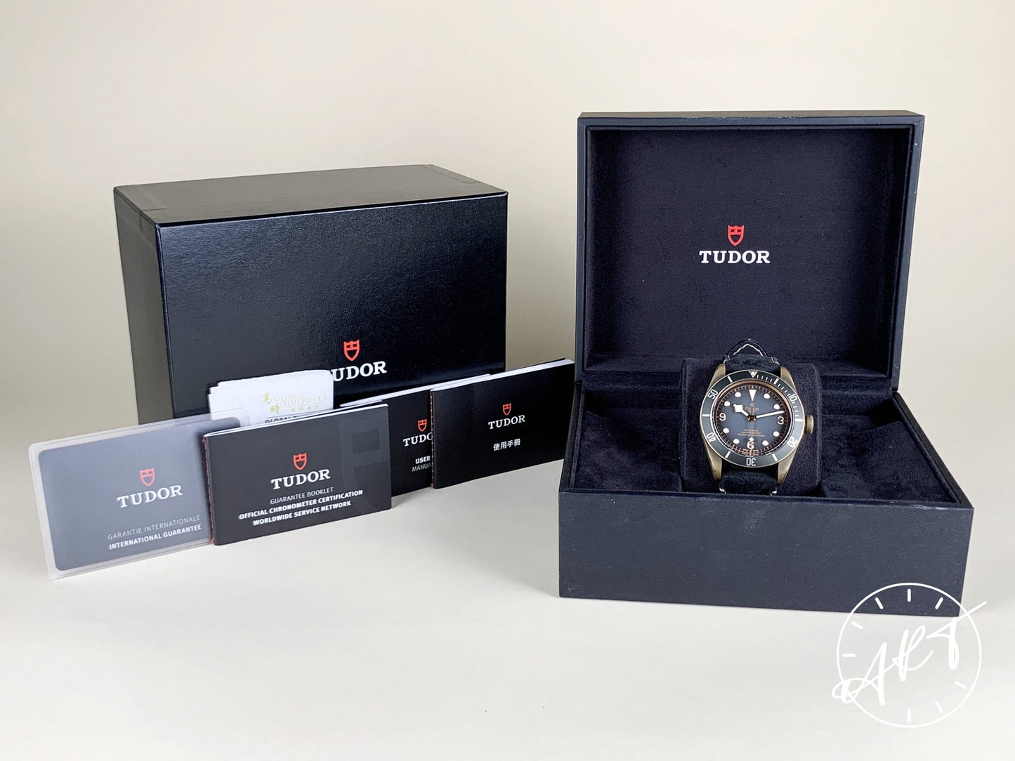 Tudor Black Bay Bronze Slate Gray Dial Bronze Diver Watch 79250BA BP + Receipt