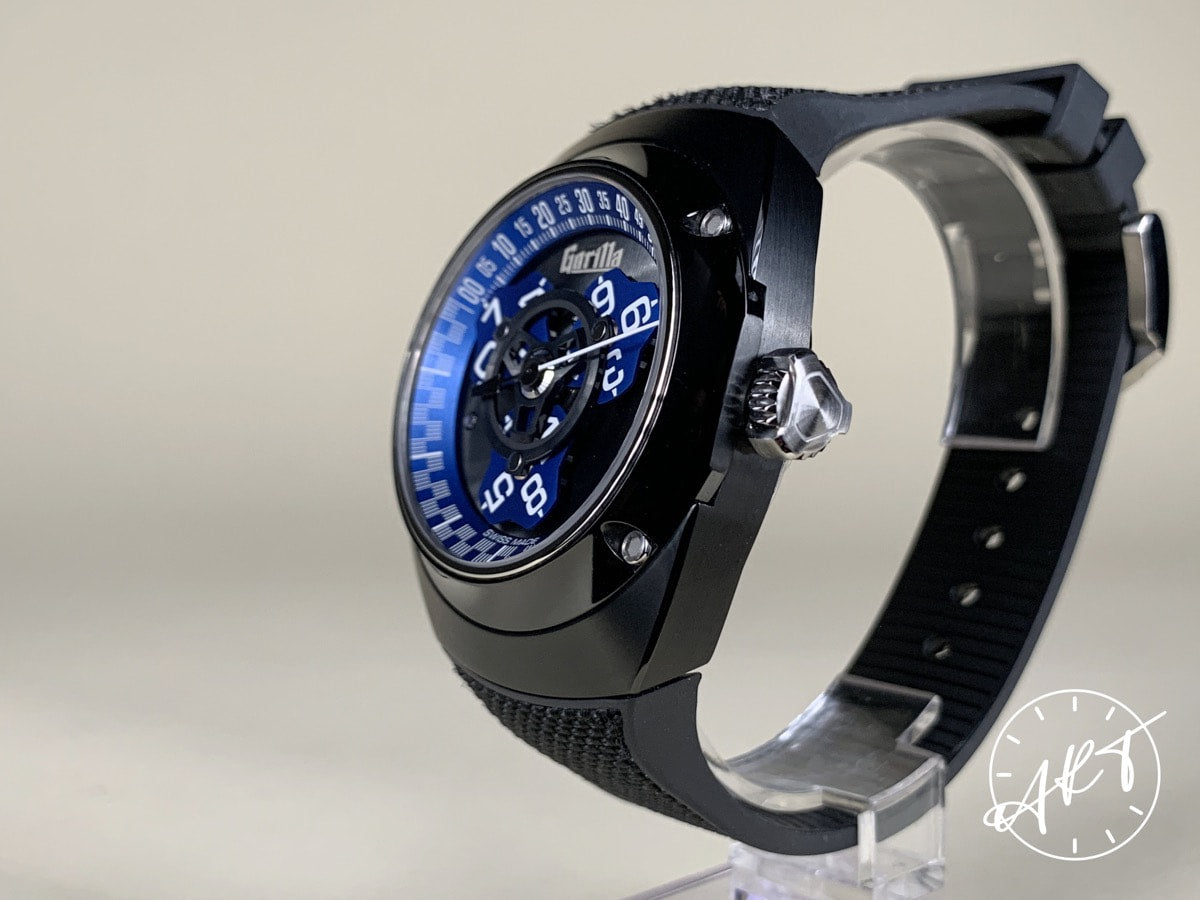 Gorilla Outlaw Drift Black Series Black & Blue Dial Black Titanium Ltd Watch BP