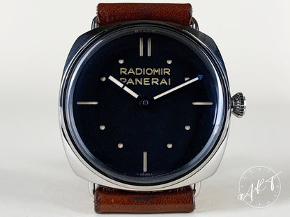 Panerai PAM 449 Radiomir Black Dial SS Manual SLC SE Watch PAM00449 w/ B&P