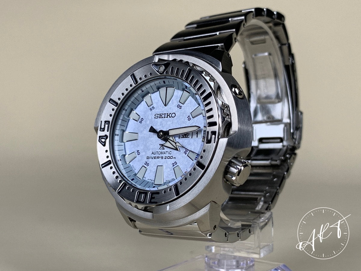 NEW Seiko Prospex Baby Tuna Kira Zuri Ice Blue Dial Japan Ltd Watch SBDY053 BP