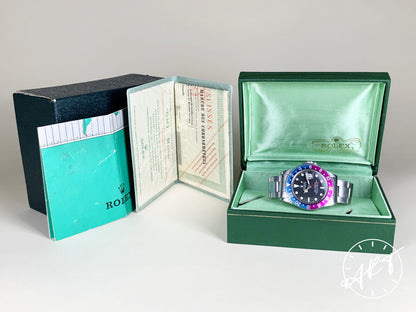 Vintage 1967 Rolex GMT-Master Fuchsia Bezel Long E Dial Mark I Pilot Watch 1675 BP