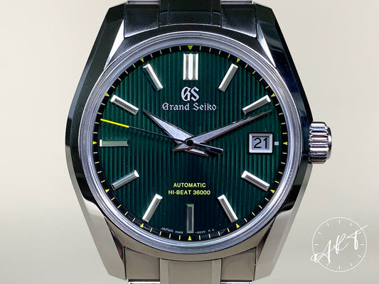 NEW Grand Seiko Heritage Hi-Beat Green Dial SS Auto Japan Ltd Watch SBGH261 BP