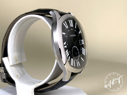 Cartier Drive de Cartier Black Dial Stainless Steel Auto Watch WSNM0009 w/ B&P