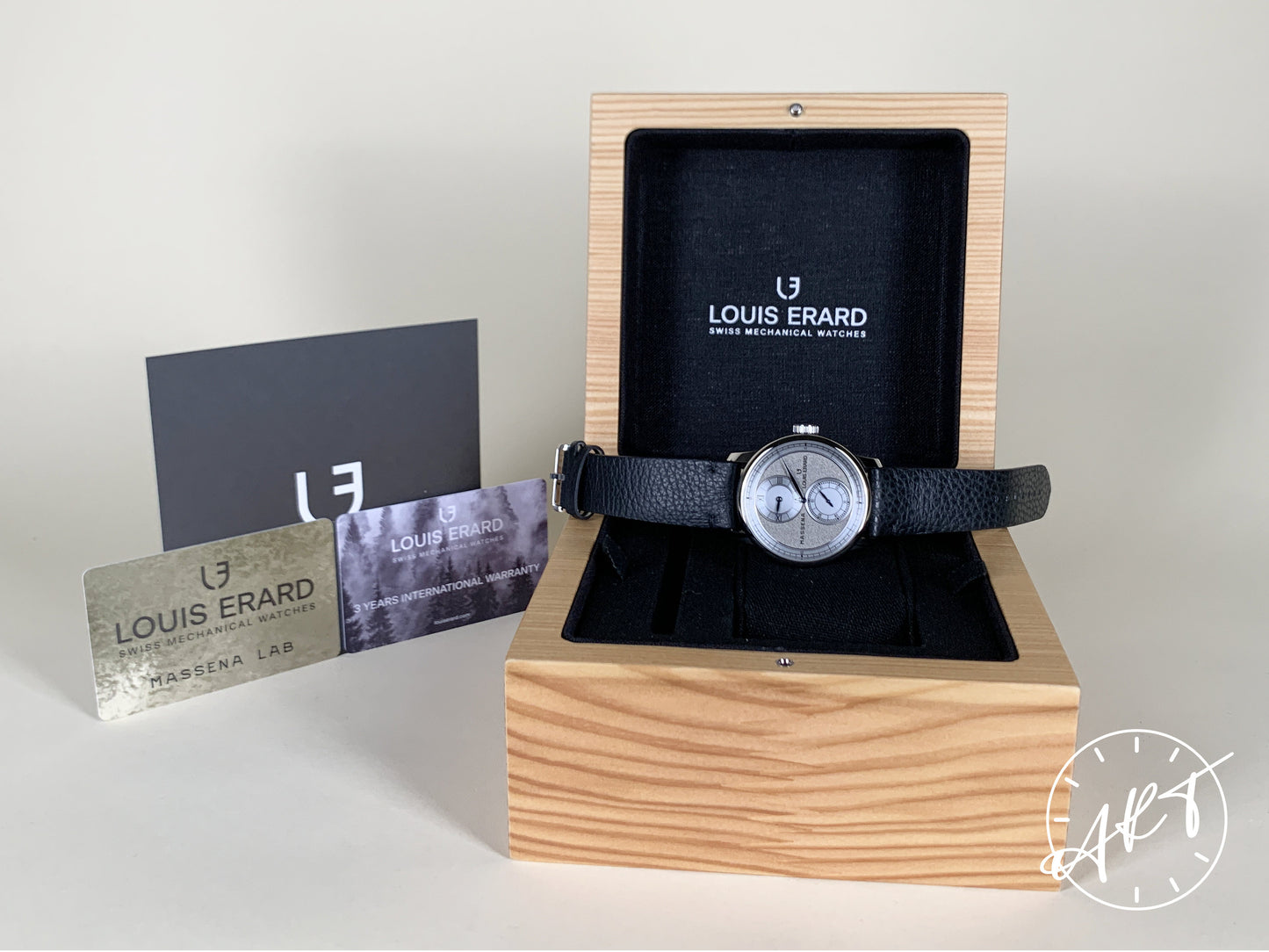 NEW Louis Erard x Massena LAB Silver Dial SS Silver Le Régulateur Ltd Watch BP