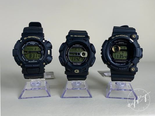 NEW G-Shock Black Dial Quartz 25th Anniv Dawn Black Series Ltd Diver Watch BP