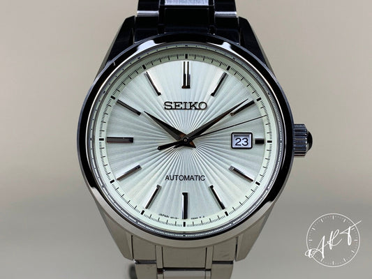 NEW Seiko Brightz Silver Dial Stainless Steel Auto Watch SDGM001 in FULL SET