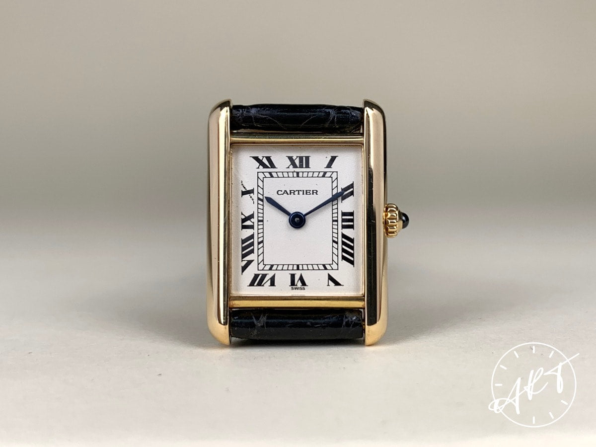 Cartier Tank Louis Cartier White Dial 18K Gold Quartz Ladies' Watch 1150