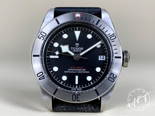 Tudor Black Bay Steel Black Dial Stainless Steel Auto Diver Watch 79730 w/ B&P