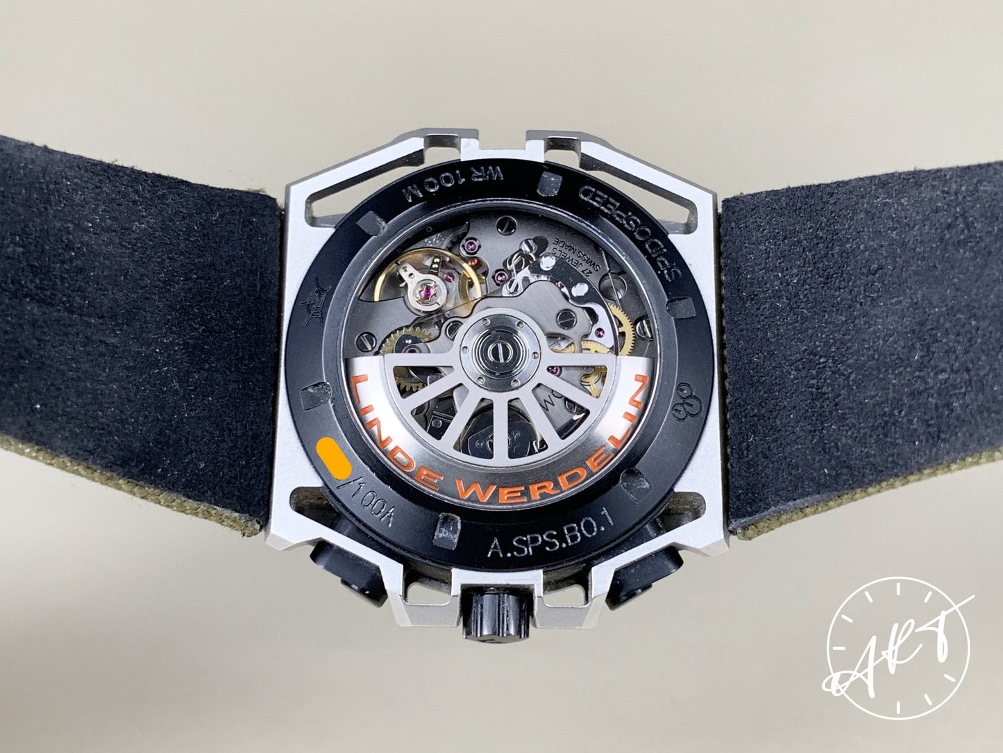 Linde Werdelin Spidospeed Chrono Black & Orange Dial Carbon Fiber Orange Ltd Watch BP