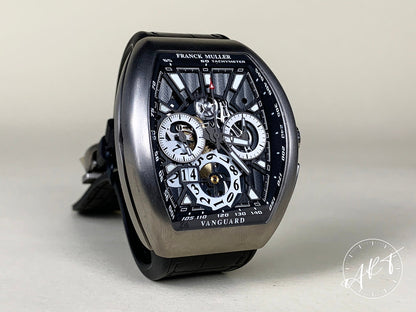 Franck Muller Vanguard Chrono Grande Date Gray Dial Titanium Auto Watch V45 BP