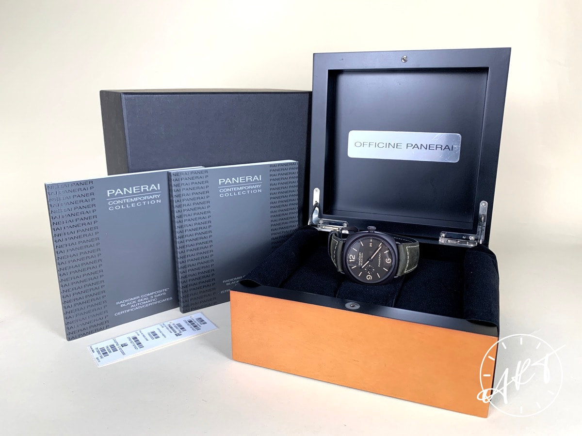 Panerai PAM 505 Radiomir Black Seal Logo 3 Days Composite Watch PAM005 ART Watches