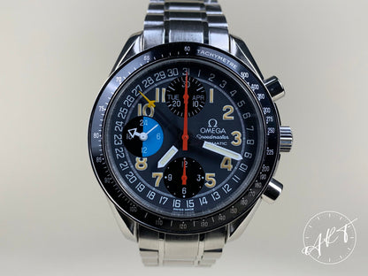 Omega Speedmaster Mark 40 Triple Date Black Dial Matching Patina Watch BP