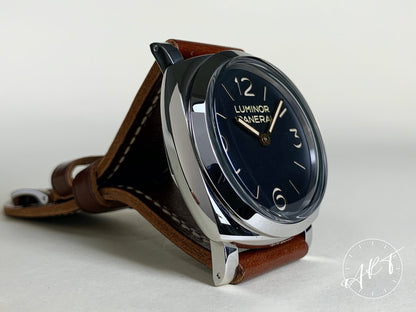 Panerai PAM 372 Luminor 1950 O Serial 3 Days Black Dial SS Watch PAM00372 BP