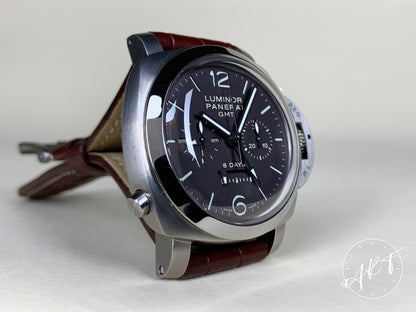 Panerai PAM 311 Luminor 1950 8 Days Monopulsante Chrono GMT Watch PAM00311 BP