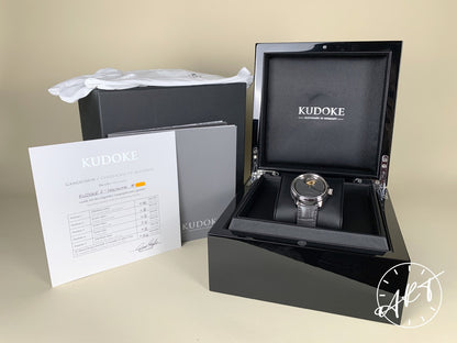 Kudoke 2 Day/Night Gray Dial SS Manual Nocturne 20 Pcs Ltd Ed Watch w/ B&P