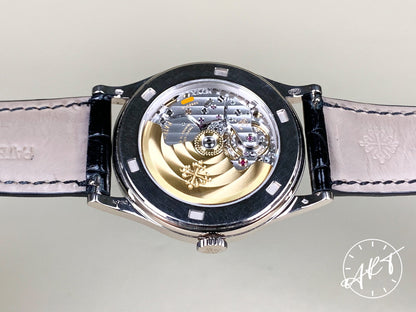 Patek Philippe Calatrava Silver Dial 18K White Gold Auto Watch 5296G-010 w/ B&P