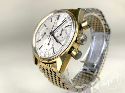 1960s Omega De Ville Chrono Cal 861 Gold Plated Watch 145.018 w/ Orig Bracelet