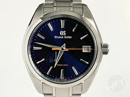 NEW Grand Seiko Heritage Blue Dial Spring Drive Shinjuku Isetan Ltd Watch SBGA377 BP