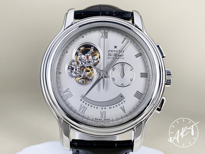 Zenith Chronomaster Silver Dial Stainless Steel Automatic XXT Watch in FULL SET