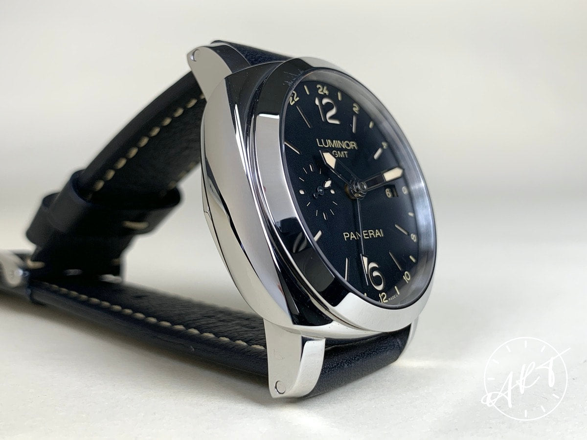 Panerai PAM 531 Luminor 1950 3 Days GMT Black 24H Dial SS Auto Watch PAM00531 BP