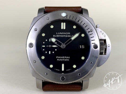 Panerai PAM 305 Luminor Submersible 1950 3 Days Titanium Watch PAM00305 w/Box