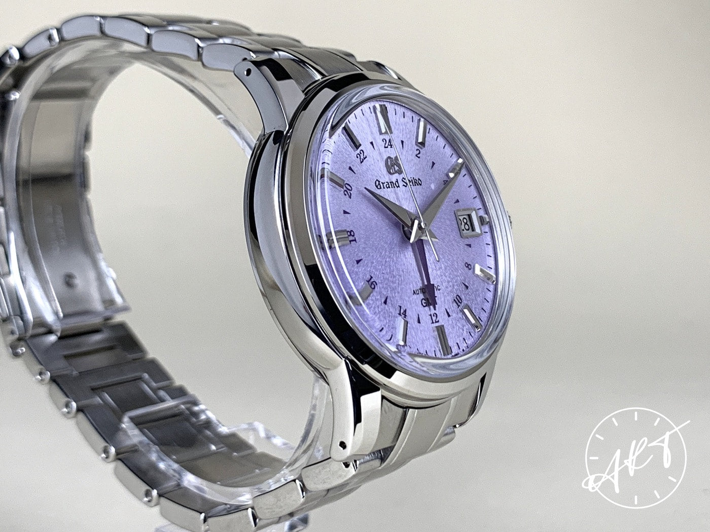 NEW Grand Seiko Elegance GMT Purple Dial 50 Pcs Wako Ltd Watch SBGM249 BP