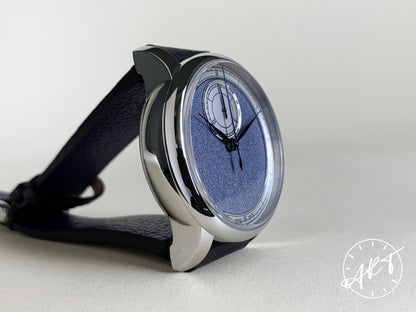 NEW Louis Erard x Massena LAB Blue Dial Le Chronographe Monopoussoir Ltd Watch w/ BP