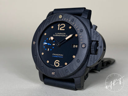 Panerai PAM 616 Luminor Submersible 1950 Black Dial Carbotech Watch PAM00616 BP