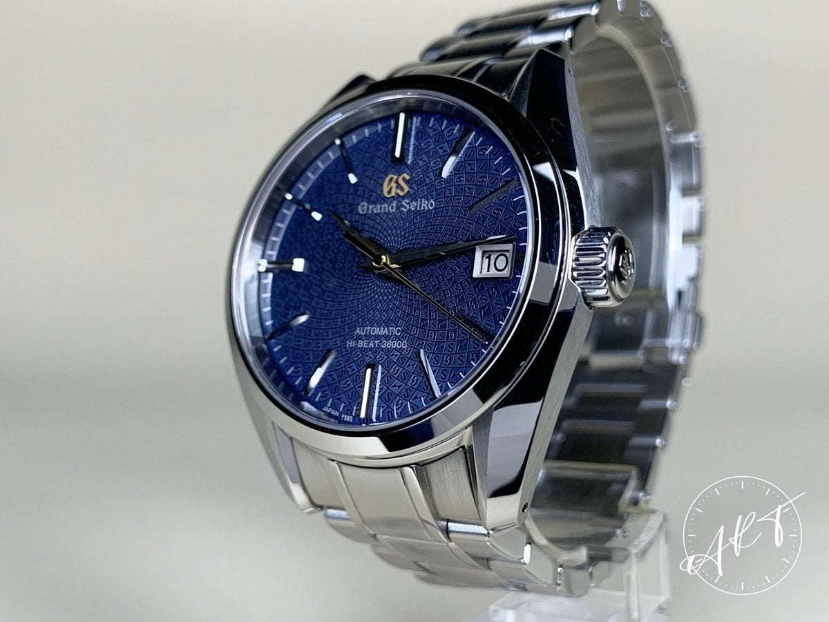 NEW Grand Seiko Heritage Hi-Beat Blue Dial SS 20th Anniv Ltd Watch SBGH267 BP