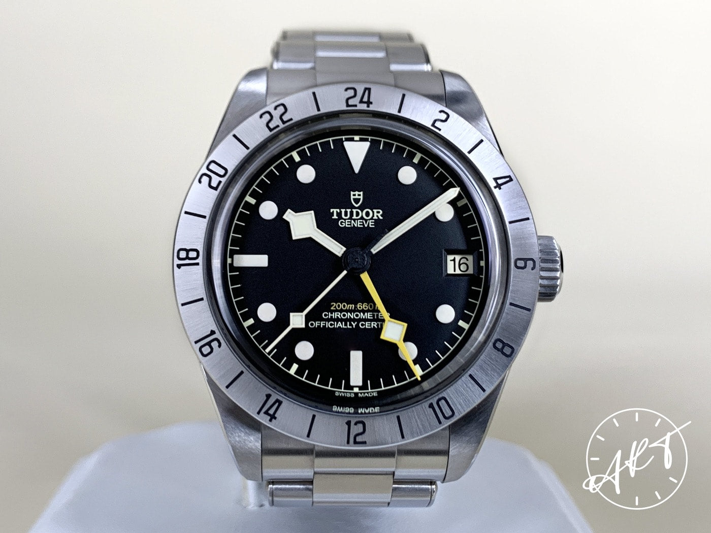 Tudor Black Bay Pro GMT Black Dial SS Auto Diver Watch M79470 w/ B&P