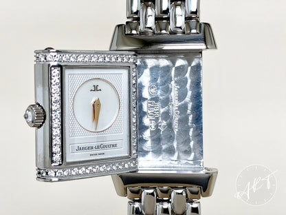 Jaeger-LeCoultre Reverso Duetto MOP Dial 18K WG & Diamond Ladies Watch Q2663103 BP