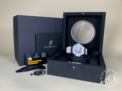 2013 Hublot Big Bang Aerobang White Dial SS Auto Japan Ltd Ed Watch w/ B&P