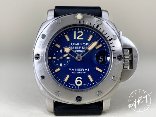 Panerai PAM 87 Luminor Submersible 1000M Blue Dial Watch PAM00087 BP