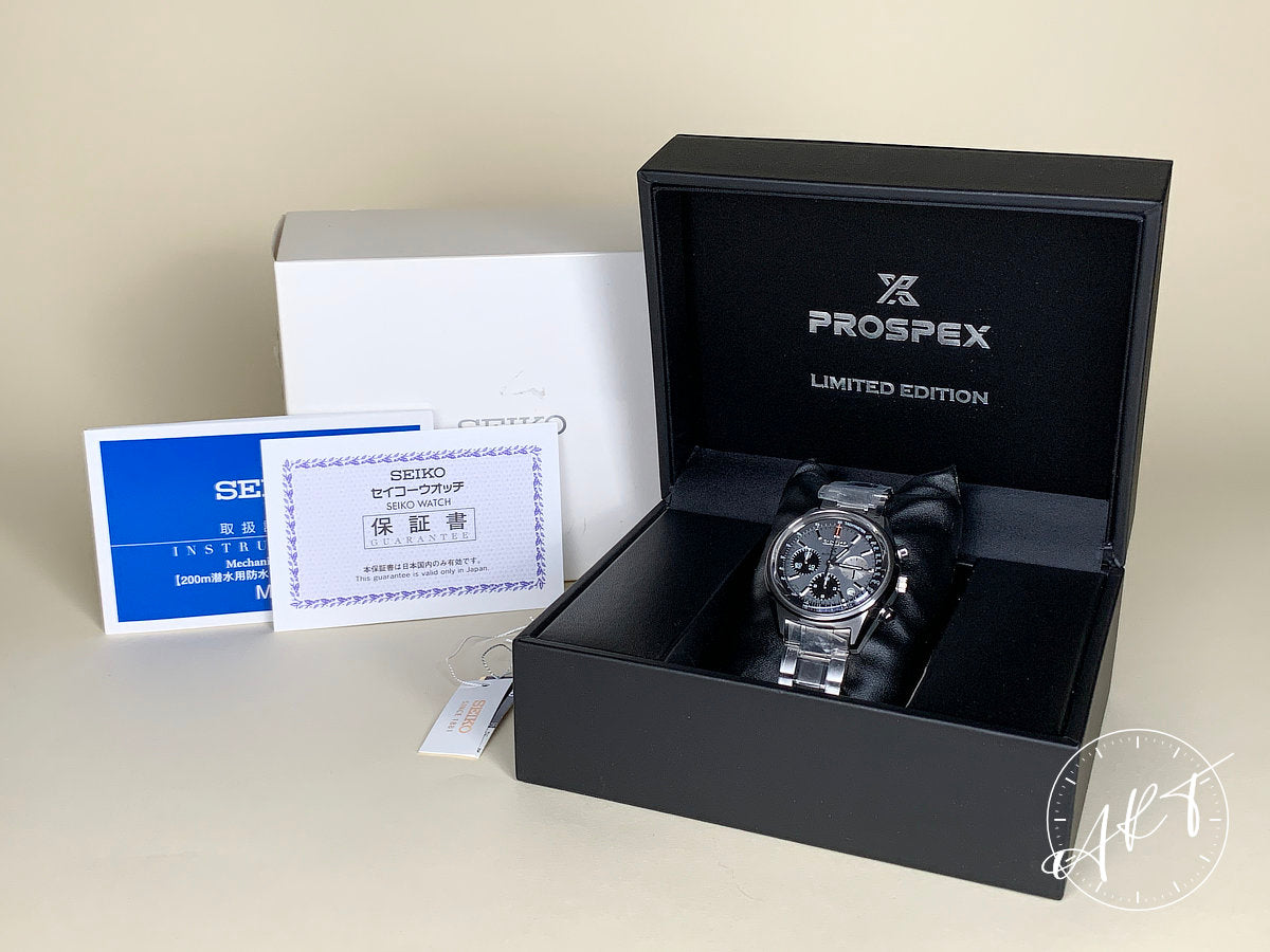 NEW Seiko Prospex Panda Dial SS Auto 50th Anniversary JDM Ltd Watch SBEC005 BP