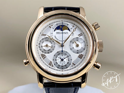 Shellman & Co. Grand Complication Premium Perpetual Calendar Moonphase Quartz Watch 6771