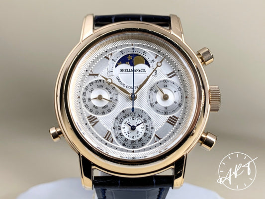 Shellman & Co. Grand Complication Premium Perpetual Calendar Moonphase Quartz Watch 6771