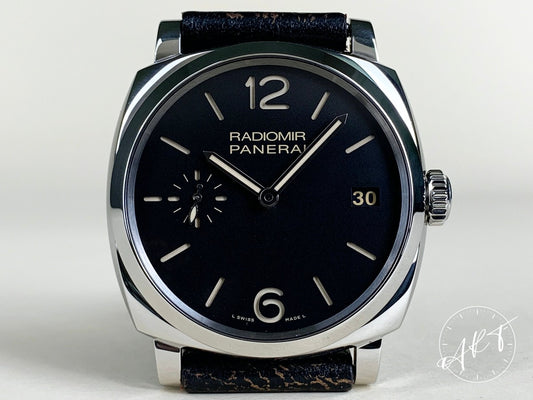 Panerai PAM 514 Radiomir 1940 3 Days Black Dial SS Manual Watch PAM00514 w/ Box