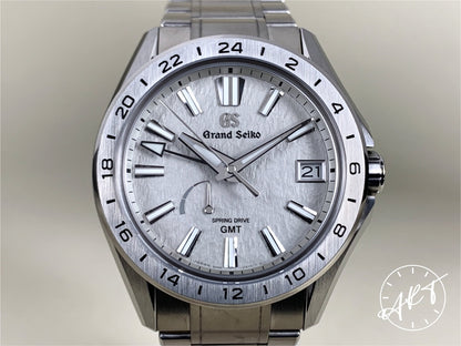 Grand Seiko Evolution 9 GMT “Mistflake” Titanium Spring Drive Watch SBGE285 BP