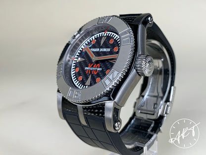 Roger Dubuis Easy Diver 46 Black Carbon Fiber Dial Titanium K10 Ltd Watch SE46 BP